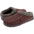 thumbnail image 5 of Urban Fox Slippers For Men - Micro Suede Jackson | House Shoes I Rubber-Sole | Faux Fur Men's Slippers Coffee US 7-8, 5 of 7