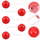 thumbnail image 5 of 5 piezas de nariz roja intermitente de payaso, nariz luminosa, accesorios de disfraces para Navidad, Halloween, fiestas de disfraces., 5 of 7
