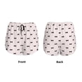 thumbnail image 3 of Balery bow on polka dots Pattern Women's Running Shorts with Liner 2 Pockets Elastic Workout Athletic Gym Yoga Shorts-Medium, 3 of 7