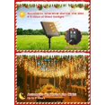thumbnail image 2 of Cascada de Luces Navideñas Energía Solar & USB-C, 10M 400 LEDs Navidad Exterior 8 Modos Temporizador Remoto Impermeable, para Navidad Decoración, Bodas, Fiestas, Habitación, Balcones, Jardin, 2 of 8