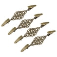 thumbnail image 1 of Unique Bargains Lot de 4 Pinces à Chandail Pinces à Col de Cardigan Rétro Pinces à Chemise Pinces à Robes (Bronze), 1 of 6