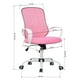 thumbnail image 2 of Silla de oficina FurnitureR Ajustable Linda Rosa, 2 of 8