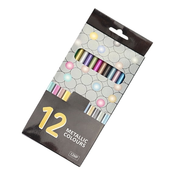 12/18/24 Color Watercolor Pencils Metallic Colored Pencil Set Easy to Color