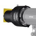 thumbnail image 3 of Metal Bowens Mount Focusing Snoot Reflector Flash Diffuser for Photography Artistic Effect, 3 of 7