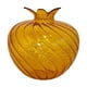 thumbnail image 3 of Florero de cristal decorativo para plantas hidropónicas, con forma de granada. Naranja, 3 of 9