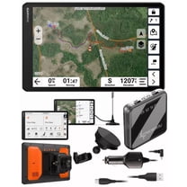 Garmin Alpha XL in-Vehicle Dog Tracking GPS Navigator, 10” Touchscreen, Tracks up to 20 Dogs with Wearable4U PowerBank Bundle