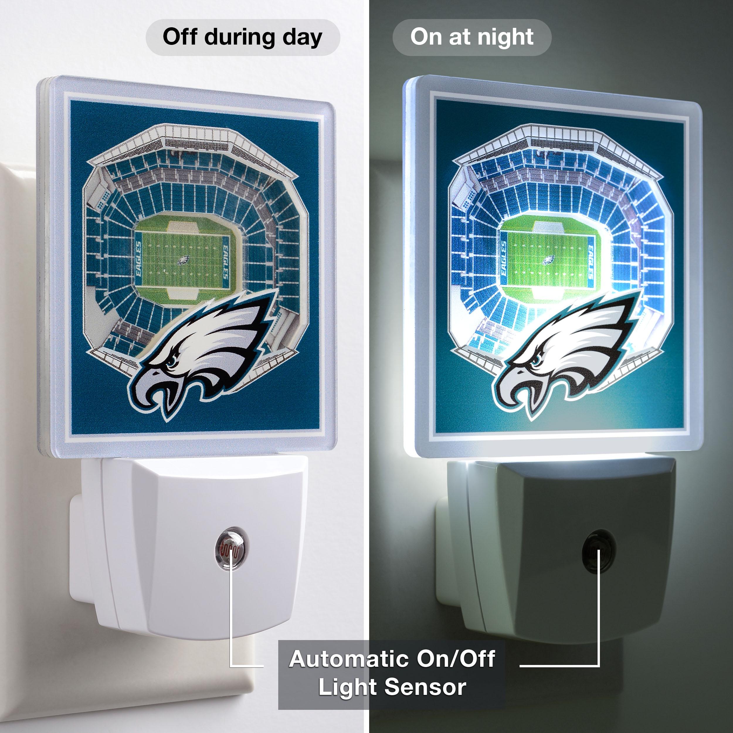 YouTheFan NFL Philadelphia Eagles StadiumView Nite Light