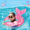 thumbnail image 4 of MoKo Mermaid Pool Float, 23" Inflatable Swimming Ring, Rose Gold, 4 of 8