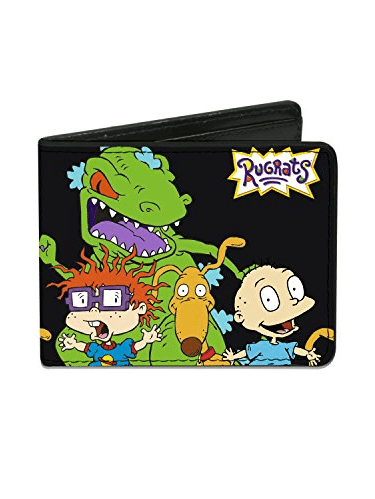 Rugrats Unisex Adults Buckle-Down Hinge - Chuckie Pose + Saturn Blue Wallet, Multicolor, 7 X 4 US, Multicolor