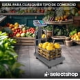 thumbnail image 3 of Bascula Electrica De Pedestal Industrial Y Comercial Digital De Plataforma Para Pesar Hasta 200Kg Diseño Plegable Pantalla LCD Recargable Uso Rudo Tienda Bodega o Almacen, 3 of 7