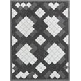 thumbnail image 2 of Unique Loom Outdoor Modern Collection Area Rug - Chaya (9' x 12' Rectangle Black and White), 2 of 6