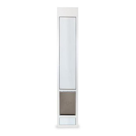 Petsafe Freedom Patio Glass Dog Door White Large 4 L X 15 75 W X 85 25 H