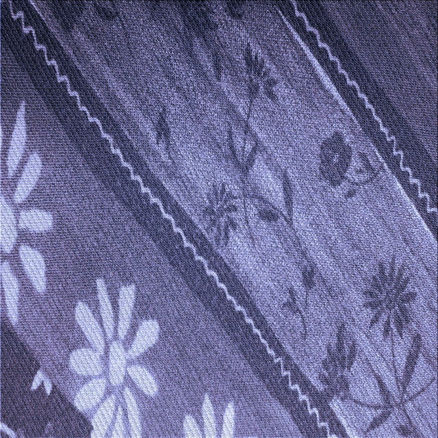 Ahgly Company Tapis d'Intérieur Lavable en Machine Carré Transitionnel Violet, 6 Pieds Carré