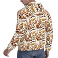 thumbnail image 6 of Xecao Western Cowboy Pattern Men's Adult Pullover Hoodie,Hooded Sweatshirt-Medium, 6 of 7
