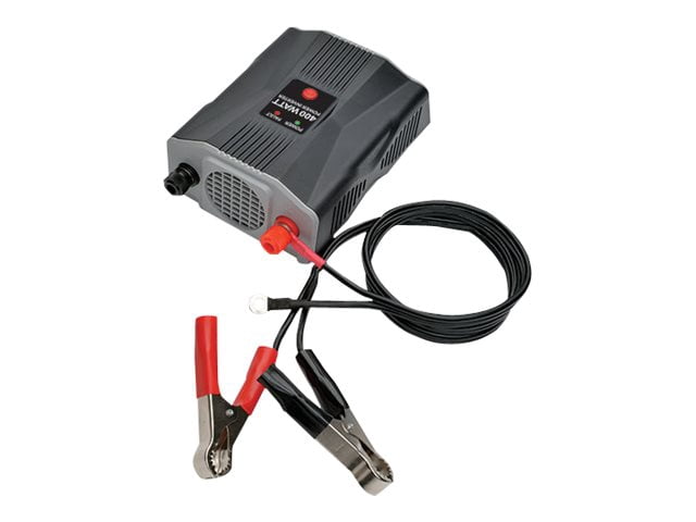 Tripp Lite 400W Car Power Inverter with 2 Outlets & 2 USB Charging Ports, Ultra-Compact (PV400USB)