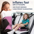 thumbnail image 4 of Asiento elevador inflable sin respaldo Hiccapop UberBoost rosa rosado, 4 of 7