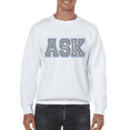 thumbnail image 2 of A.S.K. Appliqued Fleece Sweatshirt – Cozy Style with a Positive Message, 2 of 2