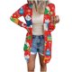 thumbnail image 1 of Blusa superior tipo cárdigan de manga larga con botones informales a la moda con estampado navideño para mujer Fridja fksj889, 1 of 5