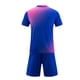 thumbnail image 5 of Conjuntos de blusas y camisas de manga corta con cuello en V. Conjunto de traje de fútbol de color sólido para niños para juegos deportivos universitarios, partidos de rendimiento, uniformes de entren, 5 of 5