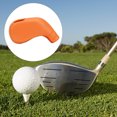 thumbnail image 5 of facefd Golf Club Cover TPE Putter Iron Driver Headcovers Portable Replaceable Protector Guard Sleeve Accessories for Beginners Orange, 5 of 5