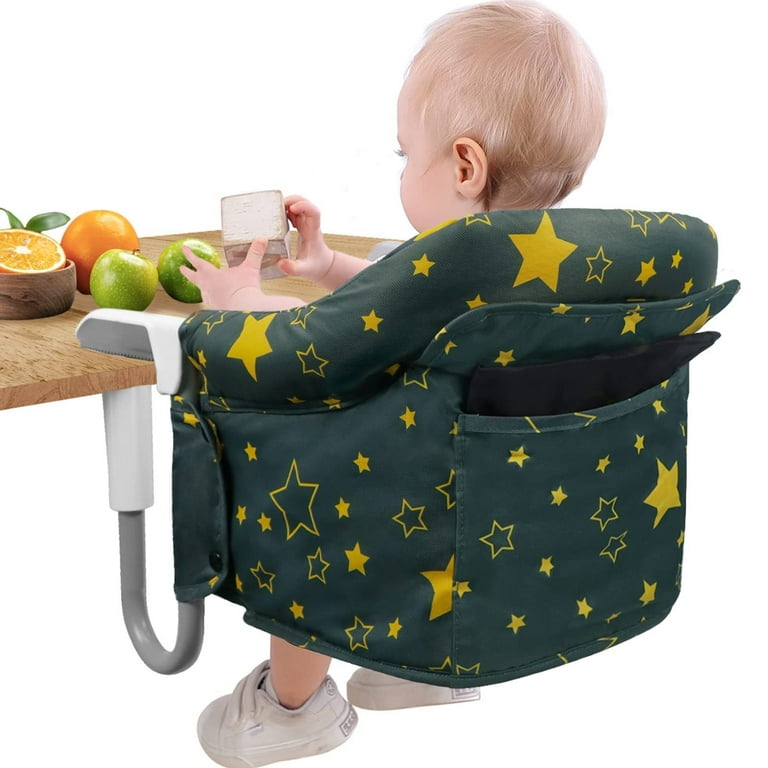 Clip on travel high chair top