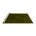 thumbnail image 2 of Ahgly Company Machine Washable Indoor Rectangle Abstract Yellow Contemporary Area Rugs, 2' x 5', 2 of 4