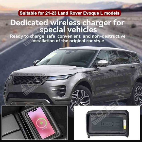 Aotsr AI car Auto wireless charger for Land Rover Aurora L 2022 Intelligent Infrared Fast Wireless Charging