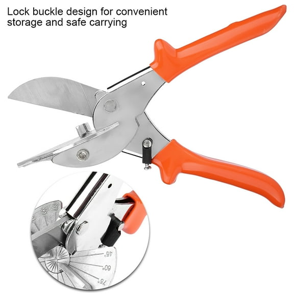 Angle Shear, Adjustable Wire Duct Cutter, Shear, Lock Buckle Design Anti-slip Handle For Cut Rubber Strip Banding Strip