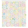 thumbnail image 3 of Ambesonne Pastel Shower Curtain, Blooming Flowers Spring, 69"Wx75"L, Multicolor, 3 of 3