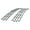 Chrome, variant on APS Compatible with Blazer 1998-2005 & S-10 Criss Cross 1998-2004 Main Upper Stainless Steel Black Horizontal Billet Grille Insert C85043J