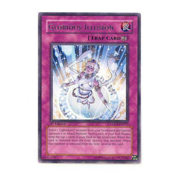 YuGiOh Light of Destruction Rare Glorious Illusion LODT-EN071