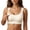 Beige, variant on Women’s Maternity Wide Strap Easy Open Nursing Wireless Bra Nylon Spandex U Neck Snap Adjustable Straps Soft Pads Breathable Comfort Postpartum Daily Sleeping Underwear