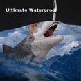 thumbnail image 6 of Extra Long 72"x84"Funny Cat Shower Curtain Set with Hooks,Ocean Sharks Bathroom Curtain Kids Fabric Waterproof Bath Curtain Machine Washable, 6 of 6