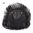 thumbnail image 1 of Pièce de Remplacement pour Perruque Homme en Véritable Cheveux Humains, Pièce de Remplacement pour Tête, Perruque Déguisement, 1 of 10