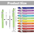 thumbnail image 7 of 20Pcs Retractable Ballpoint Pens Inspirational Quote Pen with Stylus Tip, Black Ink Metal Motivational Funny Touch Stylus Pen Encouraging Gift for Colleague Office, 7 of 7