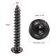 thumbnail image 2 of Tornillos autorroscantes de socket hexagonal Uxcell, M6 x 40mm, tornillo de madera de acero al carbono, 25 piezas, 2 of 4