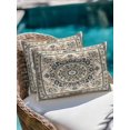 thumbnail image 4 of Outdoor Pillows Waterproof, Sage Green Beige Boho Bedding Throw Pillows with Insert for Couch Sofa Bed, Southwestern Geometric Ethnic 12x20 Inch Pillowcases Decorative Camping Patio Pillow Set of 2, 4 of 8