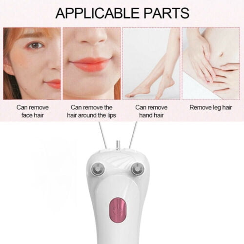 Facial Epilator Electric Face Hair Shaver Machine Tool Remover Cotton Thread