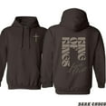 thumbnail image 2 of King of Kings Hoodie – Christian Faith-Inspired Design with Cross and Bold Typography, Jesus Christ Streetwear for Believers and Worship Trends, 2 of 6