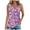 Purple#01, variant on Tank Tops for Women Cute Summer Floral Print Sleeveless Ruched Pleated Keyhole Cutout Tunic Blouse Trendy Cozy Graphic Cami Shirts Purple#01 M