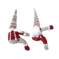 thumbnail image 2 of Faceless Curtain Buckle, Christmas Decor, Christmas Decorations, Home Decoration, Christmas Ornament, Plush No Face Curtain Tie with Red and White Striped Details, Cap Decorated, 2 of 3