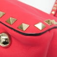 thumbnail image 4 of Pre-Owned Valentino Garavani Rock Studs Women's Leather Handbag,Shoulder Bag Pink, 4 of 20