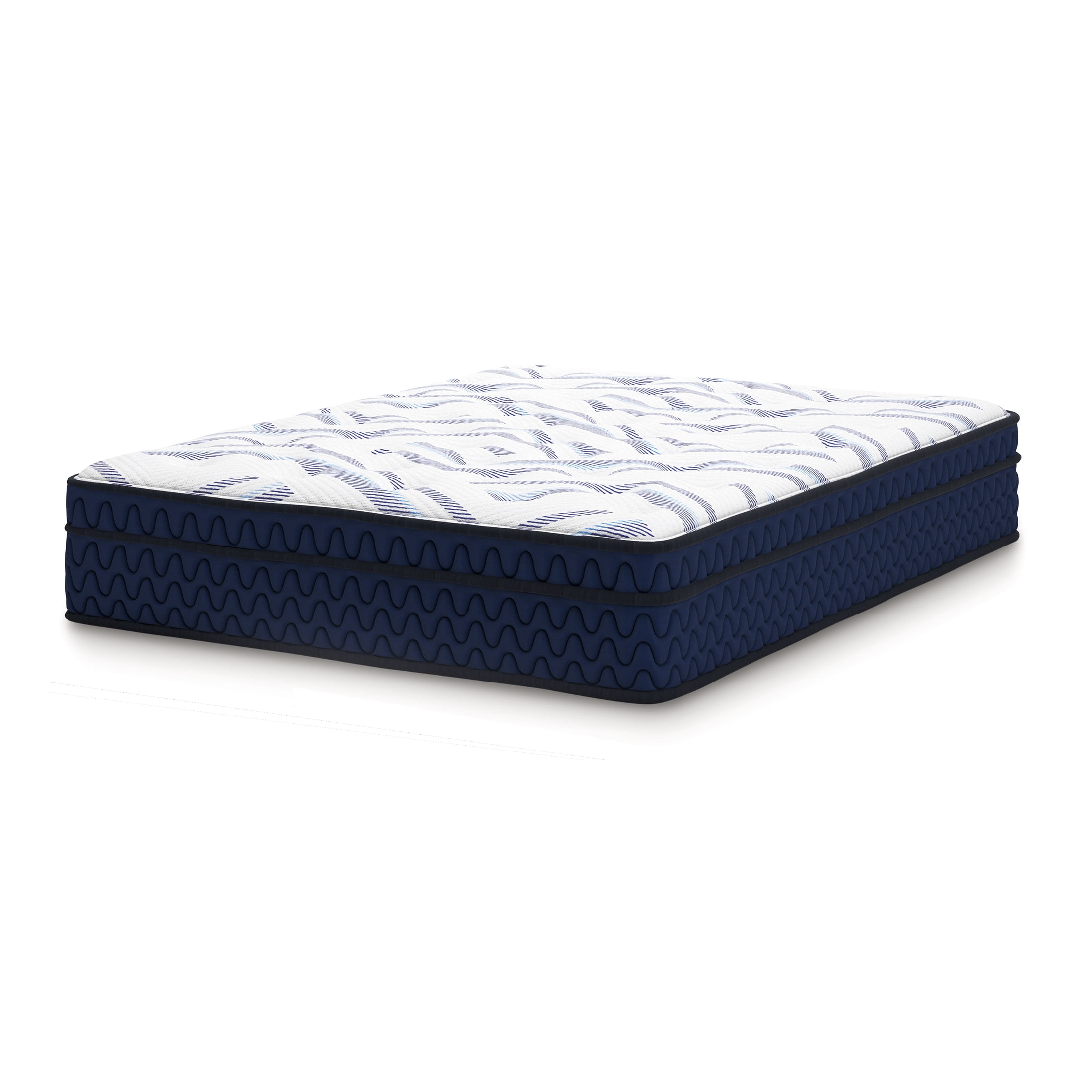 Signature Design by Ashley Chime 12 Inch California King Mattress in a Box, Ultra Plush Hybrid Gel Memory Foam Mattress with Wrapped Coils, Lumbar Support and Motion Isolation