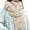 Beige, variant on CAIVO Women Hand Knitted Winter Scarf For Soft Warm Oversized Wrap Feel Elegant Solid Color Fashion Classic Shawls Wraps