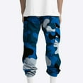 thumbnail image 7 of My Orders Gamivast Cargo Pants for Men Print Thin Hiking Pants Elastic Waist Drawstring Work Pants Multi Pockets Fit Pants Blue XL Pantalones De Hombre, 7 of 7
