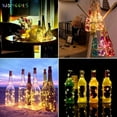 thumbnail image 4 of BadPiggies 10Pack 15 LEDs Christmas String Lights Wine Bottle Cork Light Fairy Lights Battery Powered for Wedding Party Decor, 4 of 12