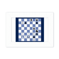 thumbnail image 1 of International Chess Composition Tactic Photo Mount Frame Picture Art Painting Desktop 5x7 inch, 1 of 3