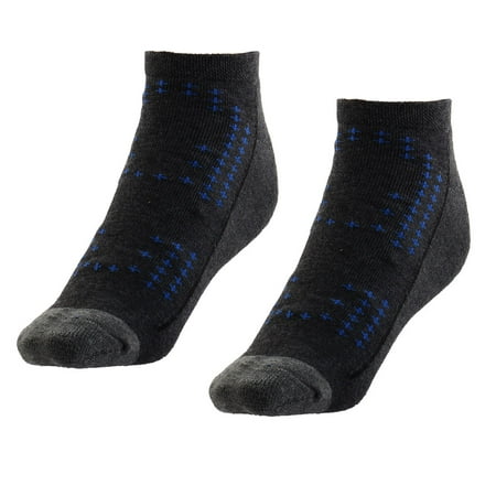 Men Cycling Basketball Breathable Sports Casual Ankle Socks Gray Blue