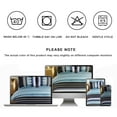 thumbnail image 7 of Davulos Boho Comforter Set King Size 7 Pieces Blue Bed in a Bag Modern Art Complete Geometric Bedding Sets with Flat Sheet, Fitted Sheets, Pillowcases & Shams, 7 of 7