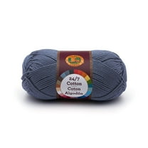 Lion Brand 24/7 Cotton Yarn-Denim